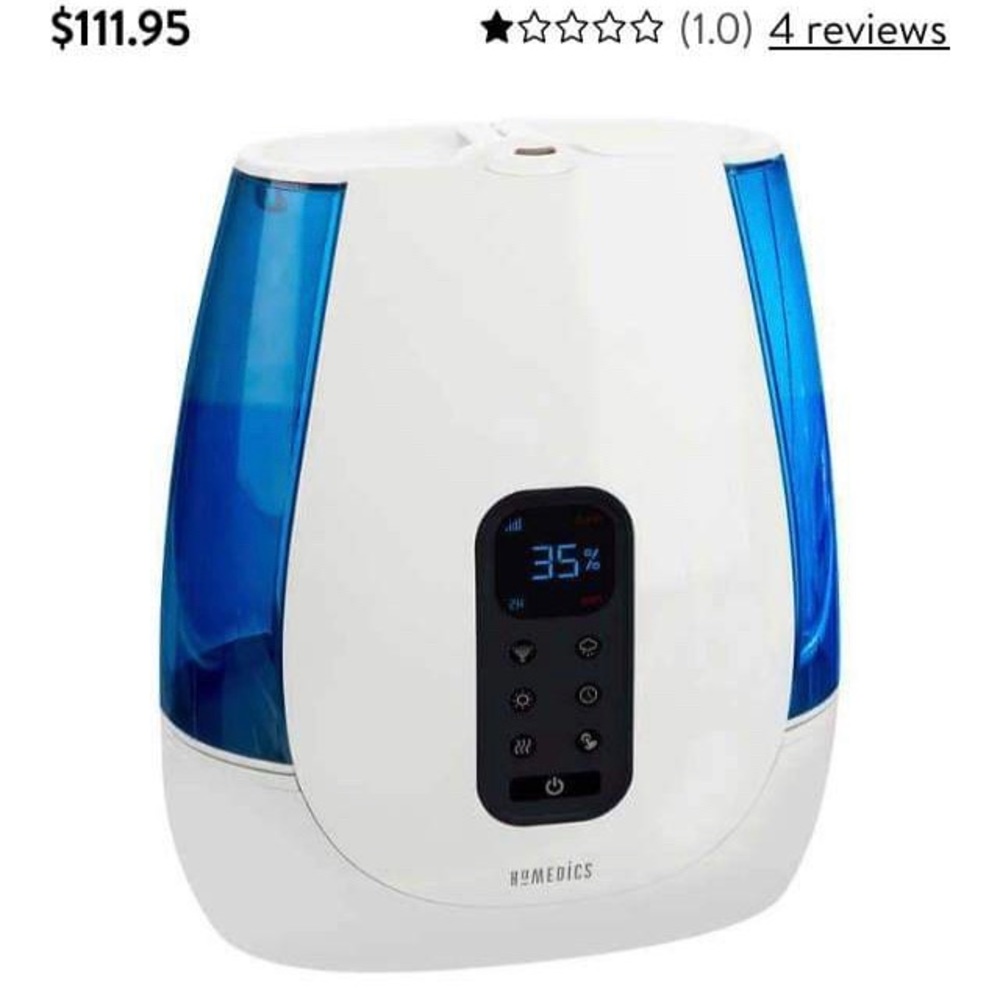 NIB Homedics Total Comfort Humidifier Deluxe. BRAND NEW! READ FULL DESCRIPTION
